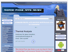 Tablet Screenshot of androidphoneappsreview.com